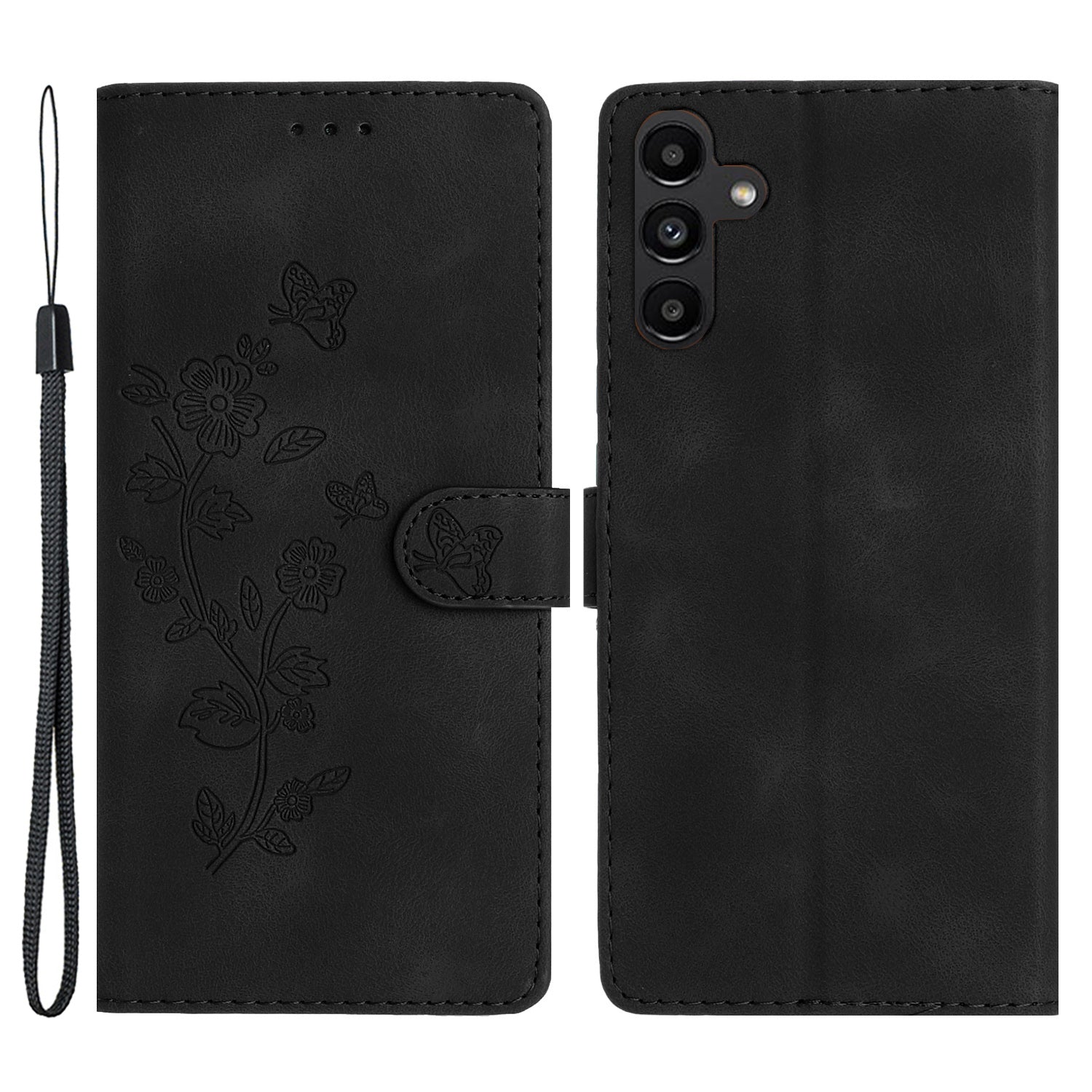 For Samsung Galaxy A14 5G Flower Imprinted Phone Case Leather Wallet Flip Stand Cover For Samsung Galaxy A14 5G Flower Imprinted Phone Case Leather Wallet Flip Stand Cover